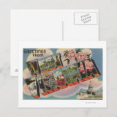 West Virginia (Capital Building) Briefkaart (Voorkant / Achterkant)