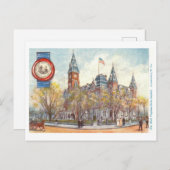  West Virginia Capitol met Seal Briefkaart (Voorkant / Achterkant)