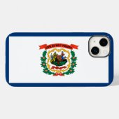 West Virginia Case-Mate iPhone Case (Achterkant (horizontaal))