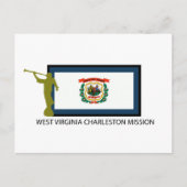 WEST VIRGINIA CHARLESTON MISSIE LDS CTR BRIEFKAART (Voorkant)