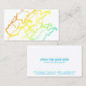 west virginia chill blur visitekaartje (Voorkant / Achterkant)