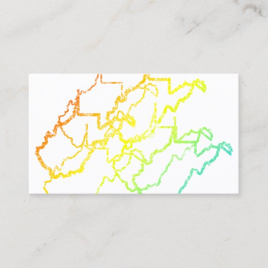 west virginia chill blur visitekaartje (Voorkant)