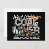 WEST VIRGINIA COAL MINER BRIEFKAART (Voorkant / Achterkant)
