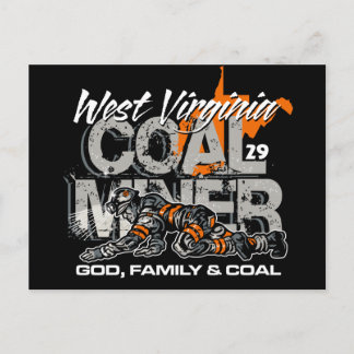 WEST VIRGINIA COAL MINER BRIEFKAART