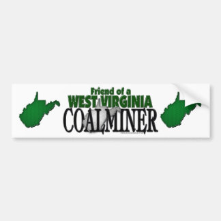 West Virginia Coalminer Bumpersticker