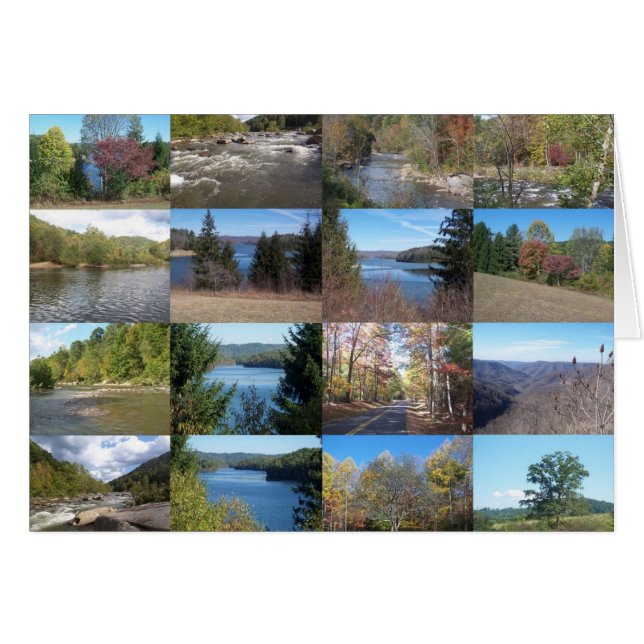 West Virginia Collage (Voorkant Horizontaal)