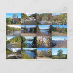 West Virginia Collage Briefkaart