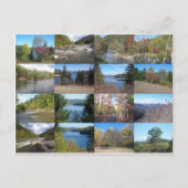 West Virginia Collage Briefkaart (Voorkant)