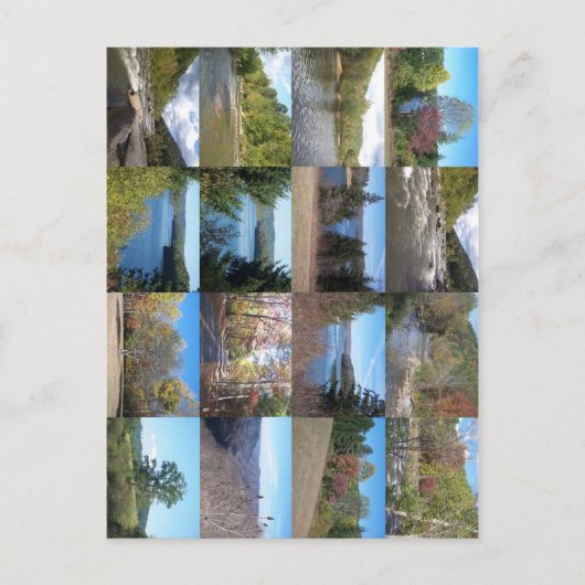 West Virginia Collage Briefkaart (Voorkant)