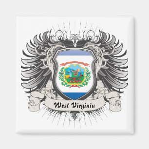 West Virginia Crest Magneet
