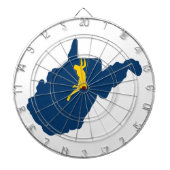 West-Virginia Dartbord (Voorkant)