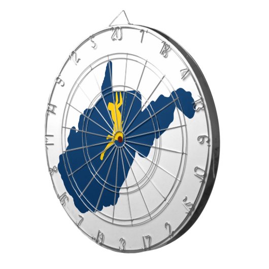 West-Virginia Dartbord (Voorkant Rechts)