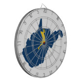 West-Virginia Dartbord (Voorkant Links)
