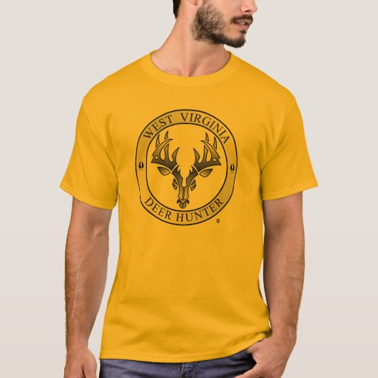 West Virginia Deer Hunter T-shirt (Voorkant)