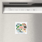 West Virginia Family Trip Keepsake Personalized Magneet (Insitu (Vaatwasser))