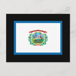 WEST VIRGINIA FLAG BRIEFKAART