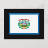 WEST VIRGINIA FLAG BRIEFKAART (Voorkant)