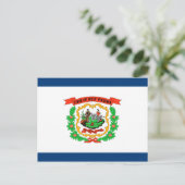 West Virginia Flag Briefkaart (Staand voorkant)