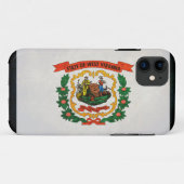 West Virginia Flag Case-Mate iPhone Case (Achterkant (horizontaal))