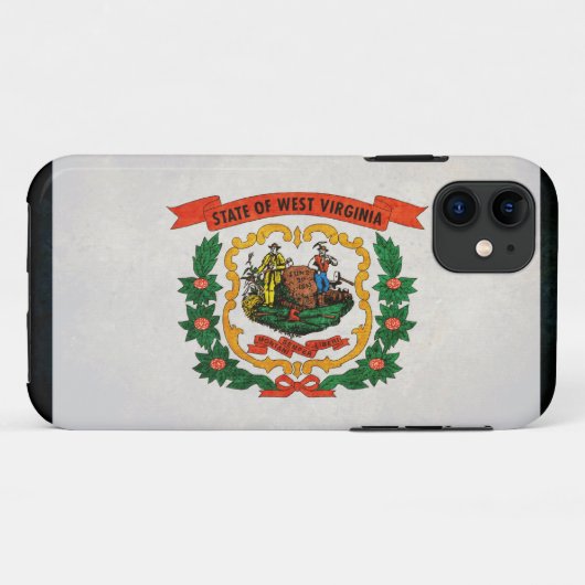West Virginia Flag Case-Mate iPhone Case (Achterkant (horizontaal))