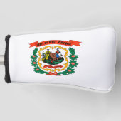 West Virginia Flag Golfheadcover (Voorkant)