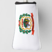 West Virginia Flag Golfheadcover (Draai 90)