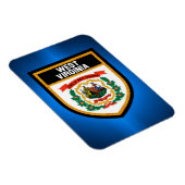 West Virginia Flag Magneet (Rechterzijde)