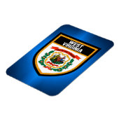 West Virginia Flag Magneet (Linkerzijde)