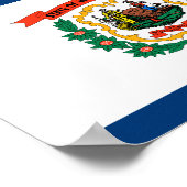 West Virginia Flag Poster (Hoek)