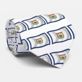 West Virginia Flag Stropdas (Opgerold)