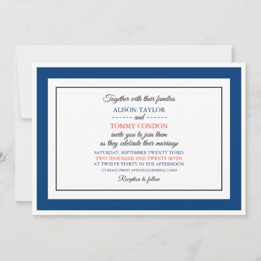 West Virginia Flag, Vlag van West Virginia Wedding Kaart (Voorkant)