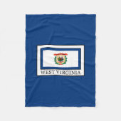 West Virginia Fleece Deken (Voorkant)