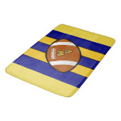 West Virginia Football Blue en Gold Pride Badmat (Gekanteld)