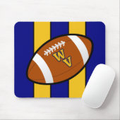 West Virginia Football Blue en Gold Pride Muismat (Met muis)