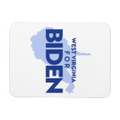 West Virginia For Biden Magneet (Horizontaal)