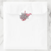 West Virginia Full of Hearts Stickers (Tas)