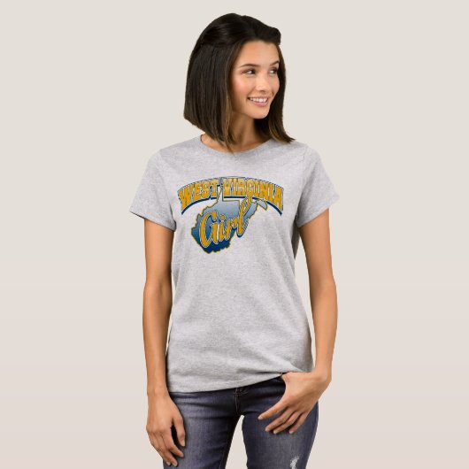 West Virginia Girl T-shirt (Voorkant volledig)