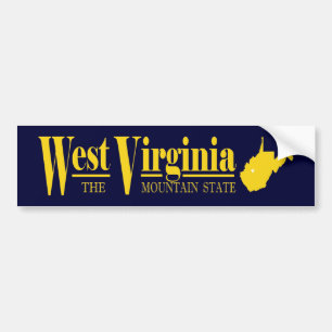 West Virginia Gold Bumpersticker