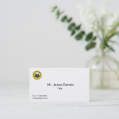 West Virginia Great Seal Business Card-sjablonen Visitekaartje (Staand voorkant)