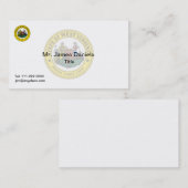 West Virginia Great Seal Visitekaartje (Voorkant / Achterkant)