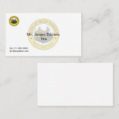 West Virginia Great Seal Visitekaartje (Voorkant / Achterkant)