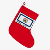West Virginia Grote Kerstsok (Voorkant (Hangend))