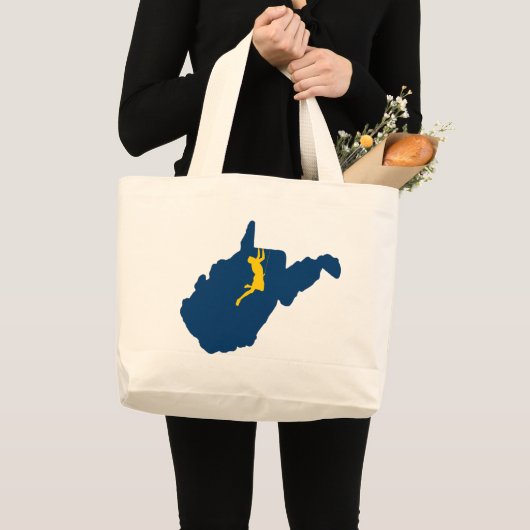 West-Virginia Grote Tote Bag (Voorkant (product))