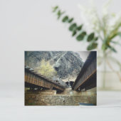 West Virginia Harper's Ferry Bridge Briefkaart (Staand voorkant)
