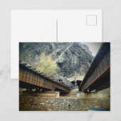 West Virginia Harper's Ferry Bridge Briefkaart (Voorkant / Achterkant)