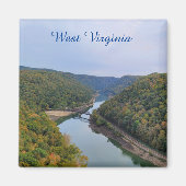 West Virginia herfst Magneet (Voorkant)