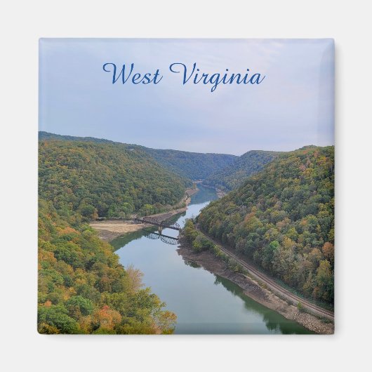 West Virginia herfst Magneet (Voorkant)