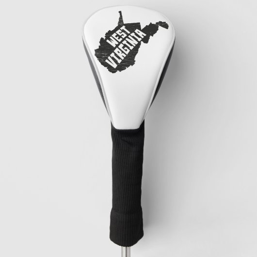 West Virginia Home  Distress Map Golfheadcover (Voorkant)