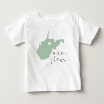 West Virginia Home Grown | Staat bewerkbare kleure