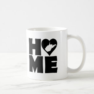 West Virginia Home Heart State Mok of Travel Mug